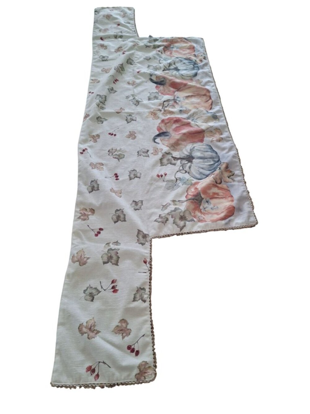House & Garden Table Runner Pumpkin Harvest  Fall Cottagecore Farmhouse Decor